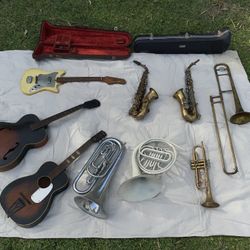 ***REDUCED***Guitars, French Horn, Saxophones, Trumpet, Trombone, Flugelhorn