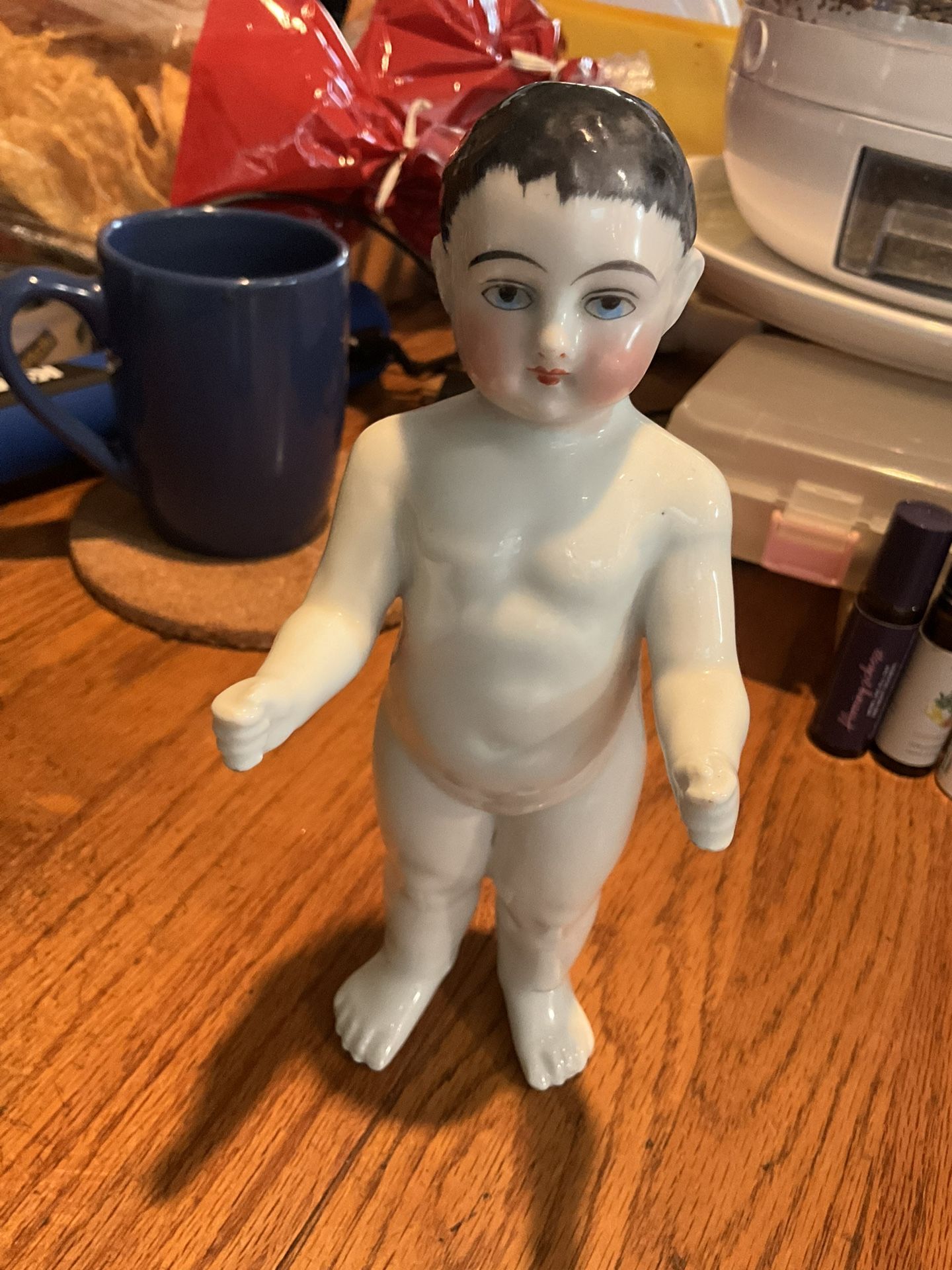 Antique Frozen Charlie Doll