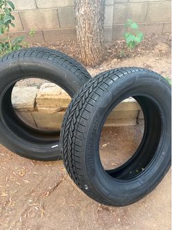 2 Bridgestone tires 245/60/r18