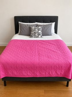 Queen Bed Frame & Mattress