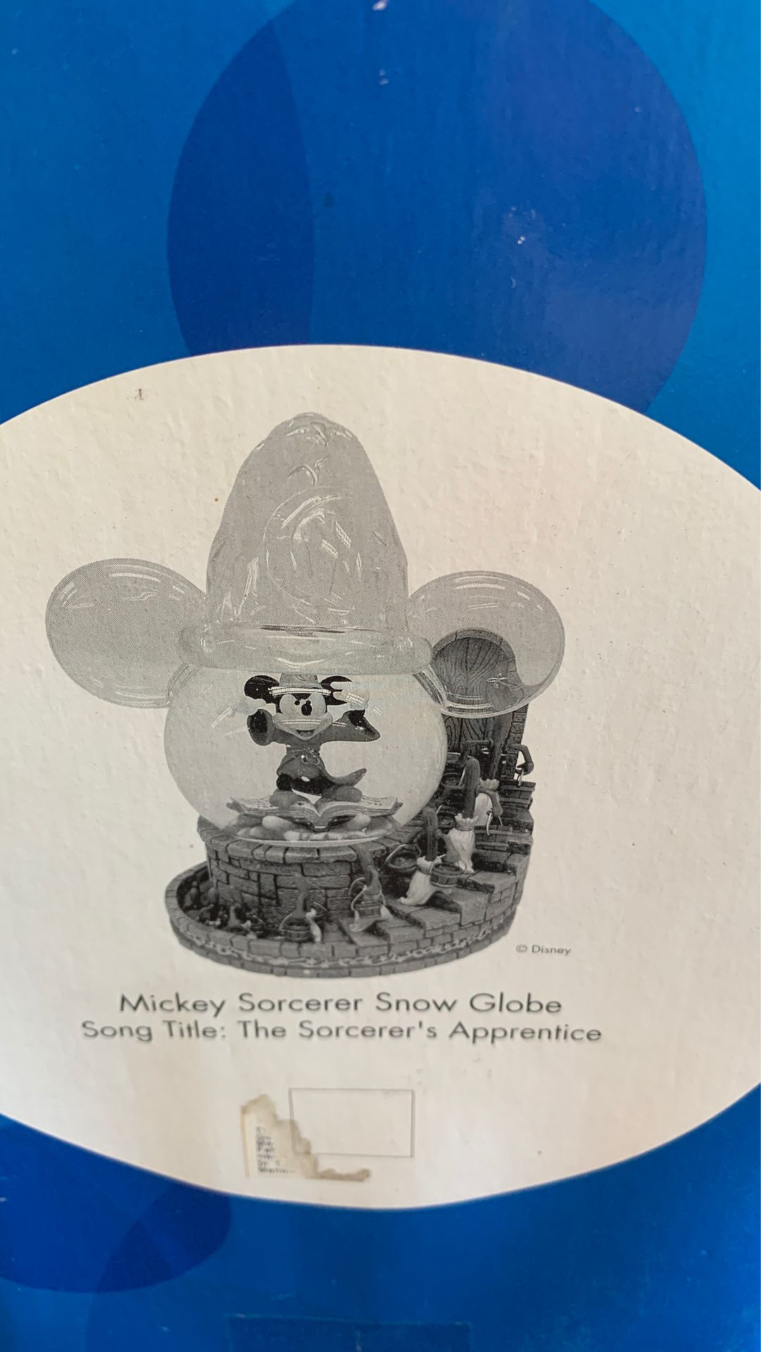 Mickey Mouse Sorcerer Snow Globe