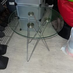 Modern slanted table 
