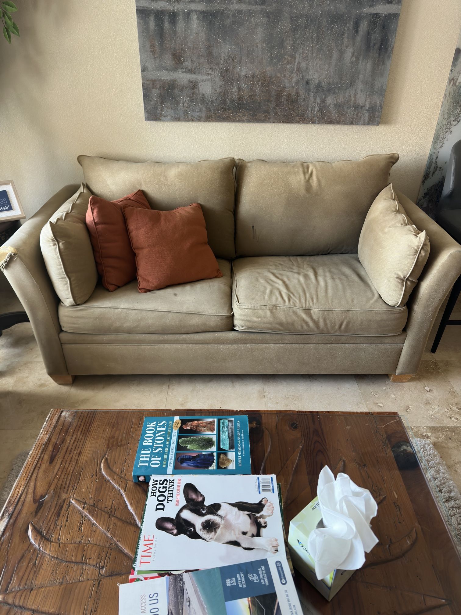 Love Seat Sofa Sleeper. Full Size Sleeper