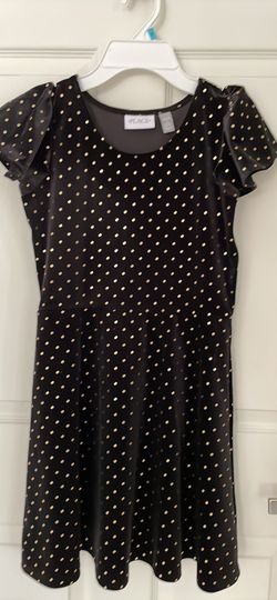 Black Gold With Gold Accent For Girls Size L