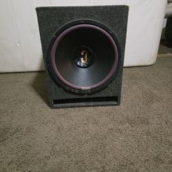 15 Inch Bass Speaker  And Box