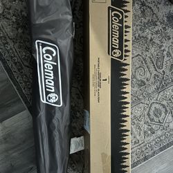 2 Coleman Chairs And 2 Sleeping Bags 