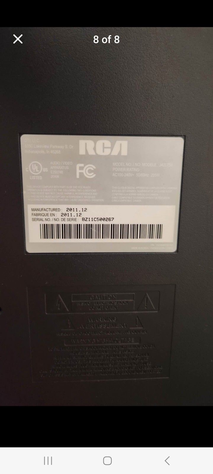 Two TVS for $120