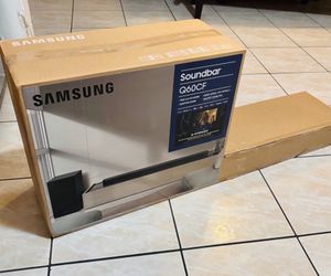 Samsung Soundbar (HW-Q60CF) Dolby Atmos 3.1.2 Home Theater Wireless Sub, Adaptive Audio