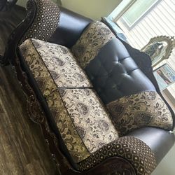 Sofa and loveseat