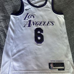 LeBron James white jerseys