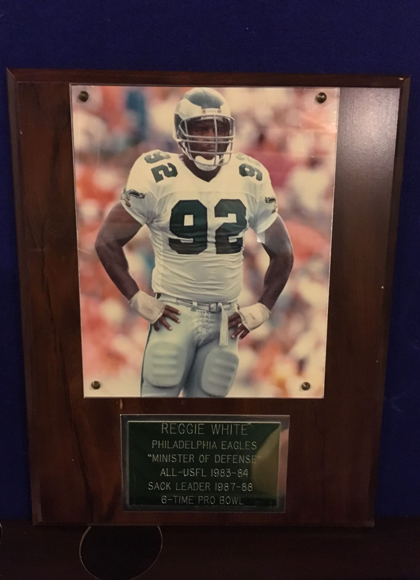 Philadelphia Eagles Reggie White NFL Photos for sale