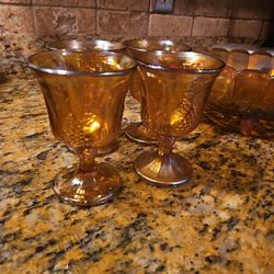 Antique Glasses &  Bowl 