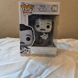 Funko Pop #74 Disney 100 Walt With Drawing