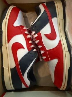 Size 12 Nike Dunk Low Retro "Boston Red Sox