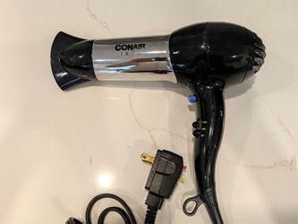 Conair Ionic Hair Dryer with Concentrator Attachment, 1875W