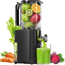 Brand New Cold Press Juicer | 5.5” Wide Feed Chute | High Juice Yield | Slow Masticating Juicer