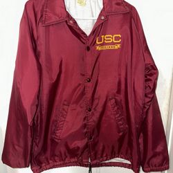 Vintage USC Trojans Windbreaker Jacket 