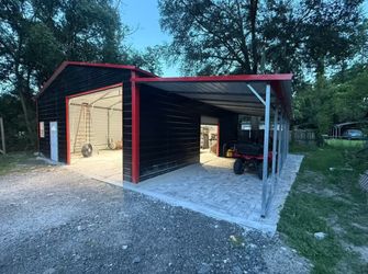 30x30 Garage With Lean To
