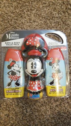 Minnie mouse Bath time bubble bath and wash