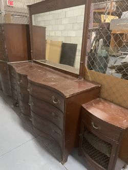Antique Cherry Bedroom Set