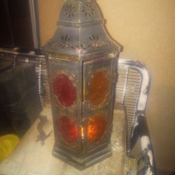 Glass Lantern Candle Holder