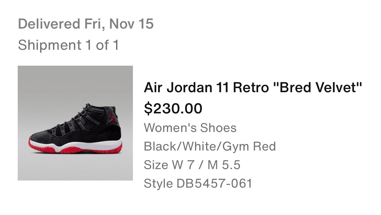 Bred velvet 11