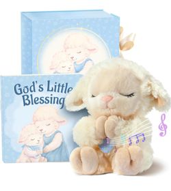 Singing Stuffed Animal Lamb With Book