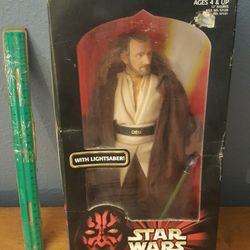 qui gon jinn 12 inch doll