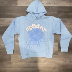 Sp5der Web Hoodie ( Sky Blue )