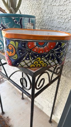 Talavera Ceramic Planter Pot