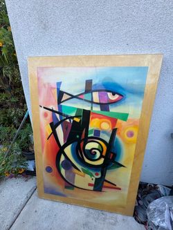 Alfred Gockel "Striped Fish" Open Edition Art Print