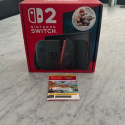 Nintendo Switch 2, Mario Kart Bundle NEW