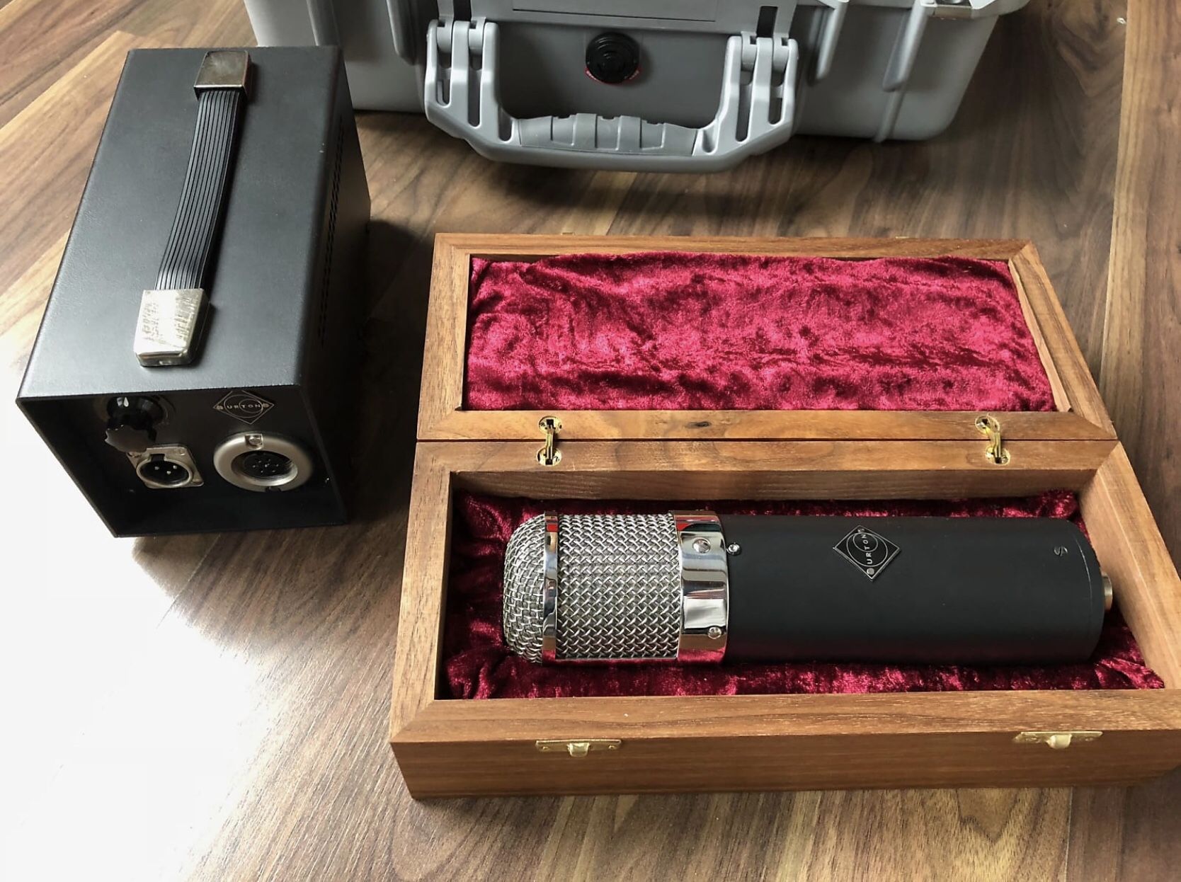 Urton M2 mic (top of the line German made modern take on Telefunken U 47 with platinum capsule adding more clarity and highs)