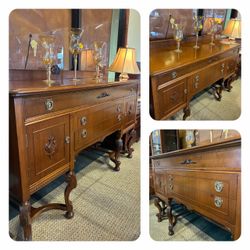 Jacobean Revival-Style Sideboard/Buffet $299.99