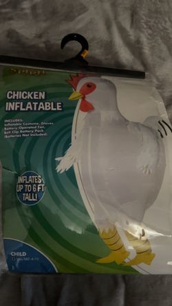 Spurt Halloween chicken inflatable