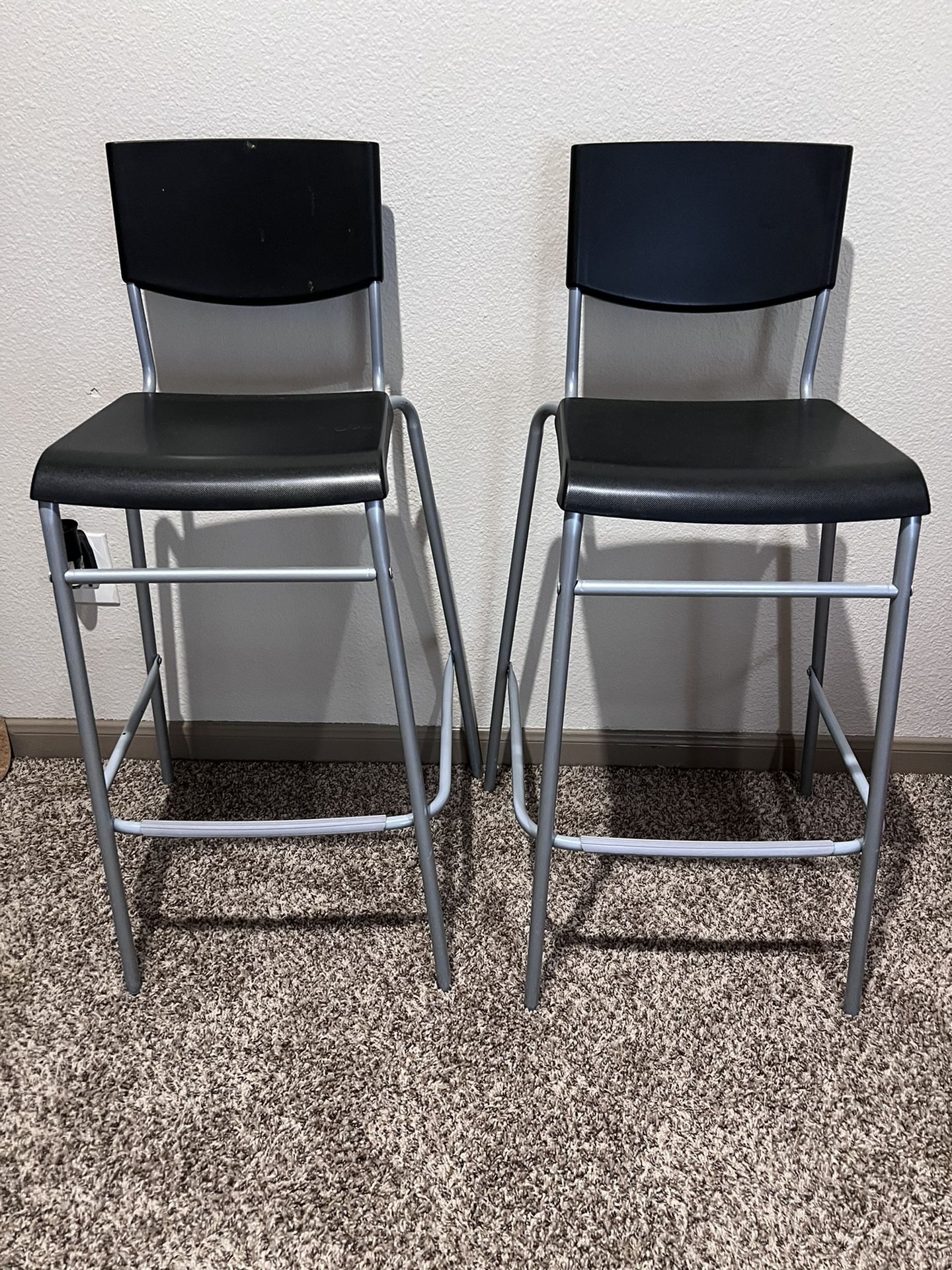 Set Of 2 Used IKEA STIG Bar Stools Chairs for Sale in San Antonio, TX