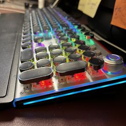 LED Mechanical Keyboard-Blue Switches