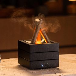Essential Oil Diffuser, Campfire Flame Fire Diffuser, Ultrasonic Cool Mist Humidifier