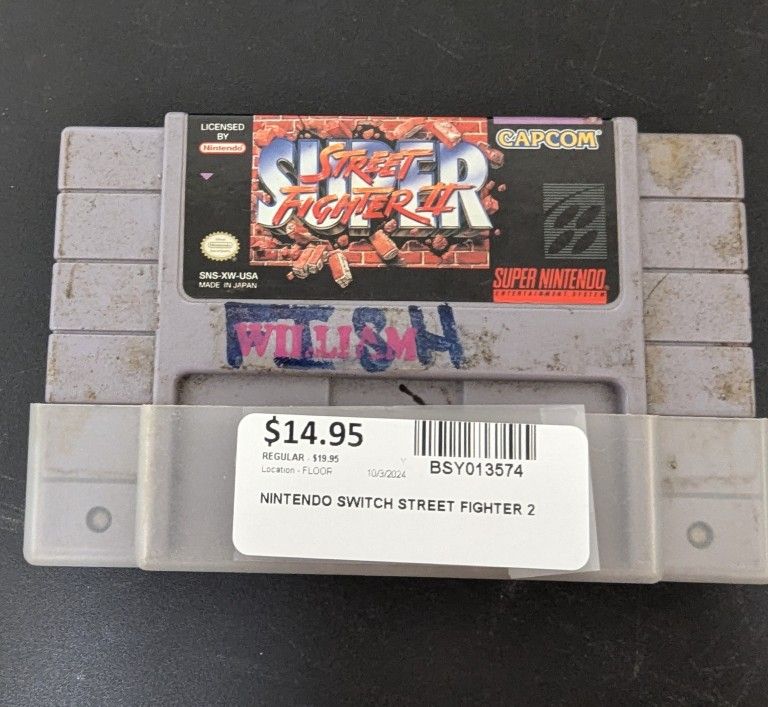 Super Street Fighter 2 Super Nintendo 