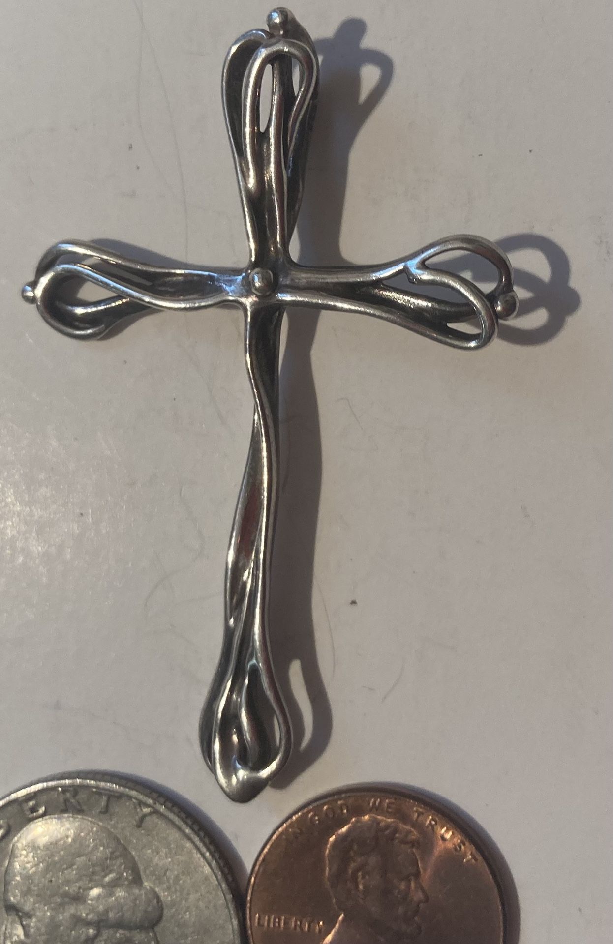 Vintage Sterling Silver Cross