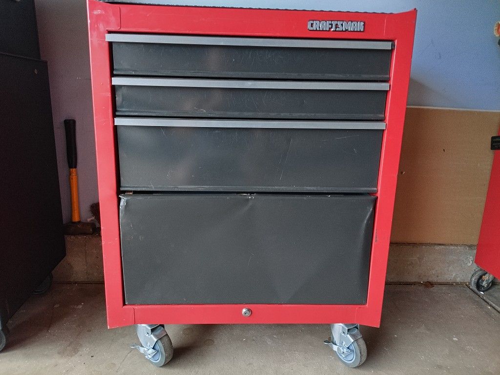 Craftsman Tool Box on Wheels 26.5" x 18" x 35" tall