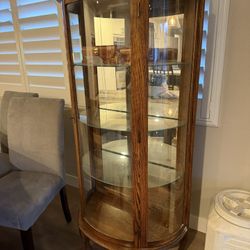 Glass And Mirrored Cabinet 