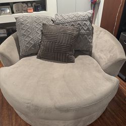 Round/corner couch slightly used but looks brand new
