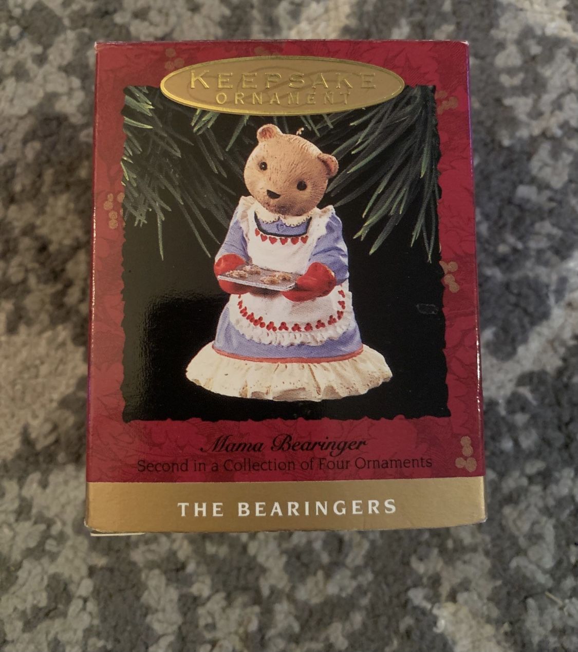 1993 Vintage Hallmark Christmas Ornament- Mama Bearinger