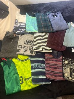 Mens Clothing Bundle  Shirts shorts jeans sweaters etc
