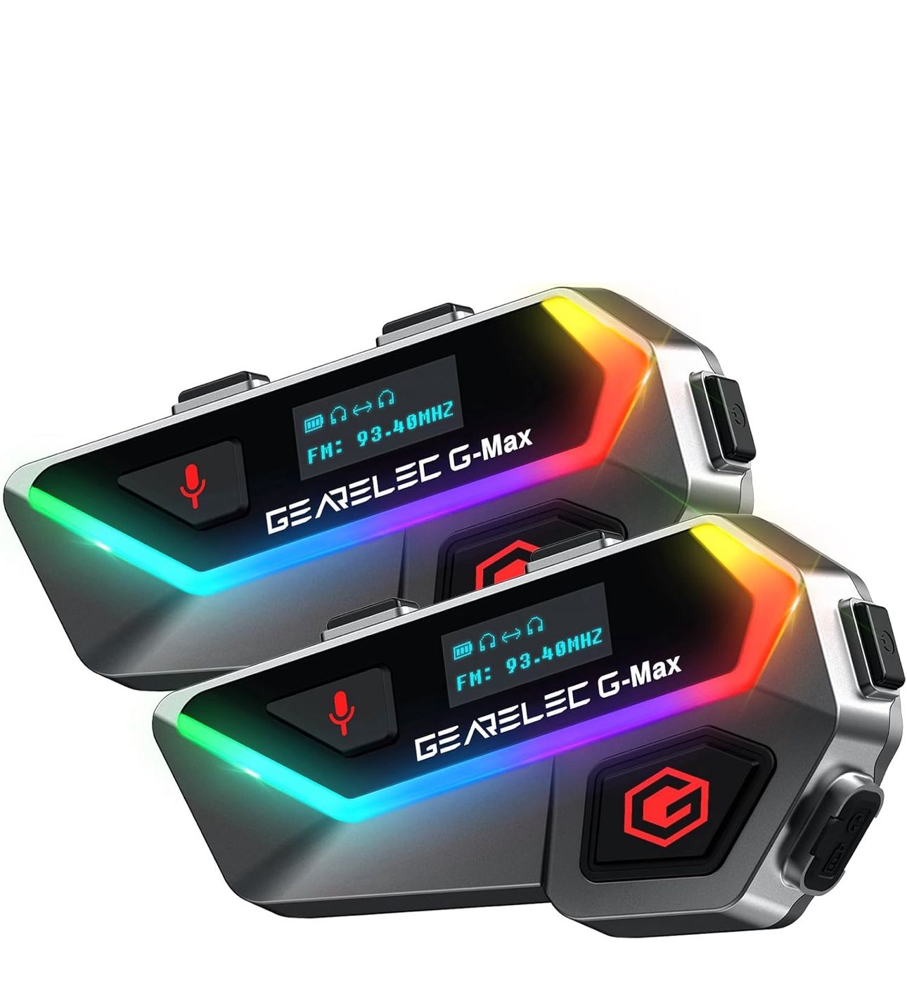 G-MAX Gearelec Motorcycle Helmet Bluetooth Headset V5.2BT