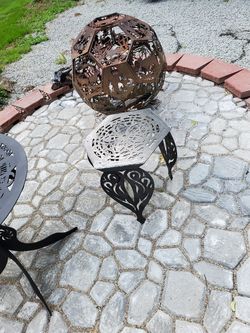 Metal coffee stand night table