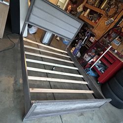 Queen Bed Frame W Box Spring!