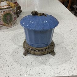 Porcelain And Bronze Box