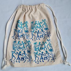 PRINTED CLOTH TOTE BAG
